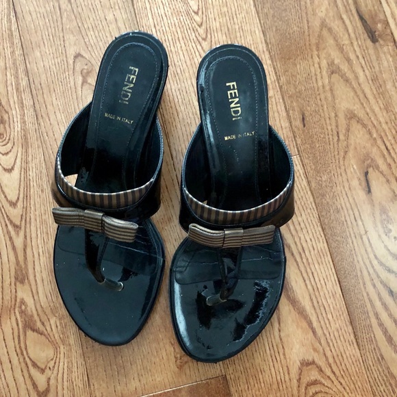 Fendi sandals wedges - Picture 1 of 4